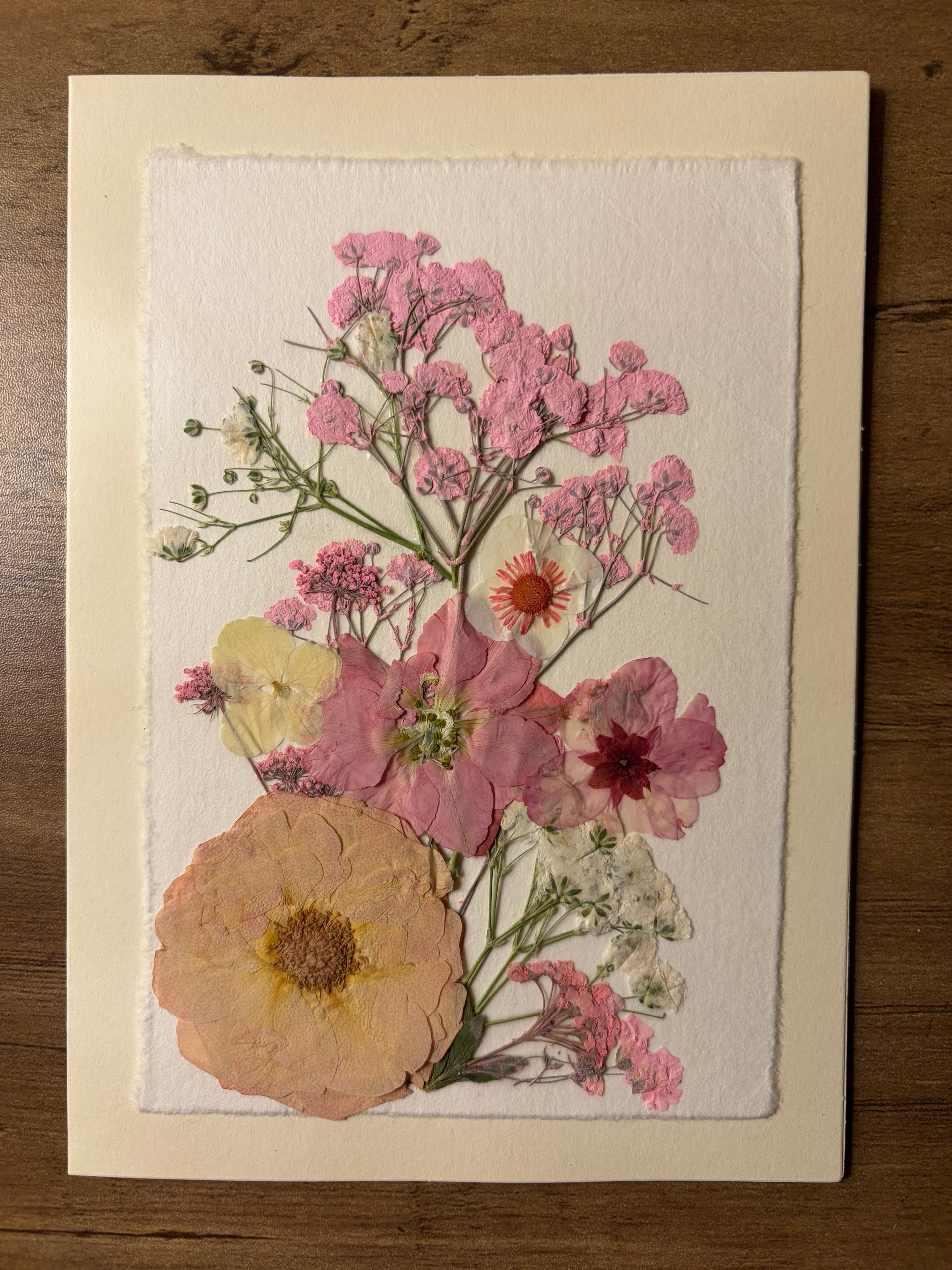 Hand Pressed Flower Cards