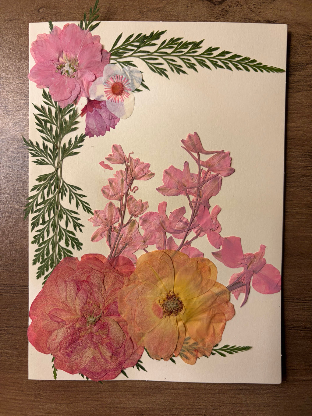 Hand Pressed Flower Cards