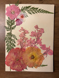 Hand Pressed Flower Cards